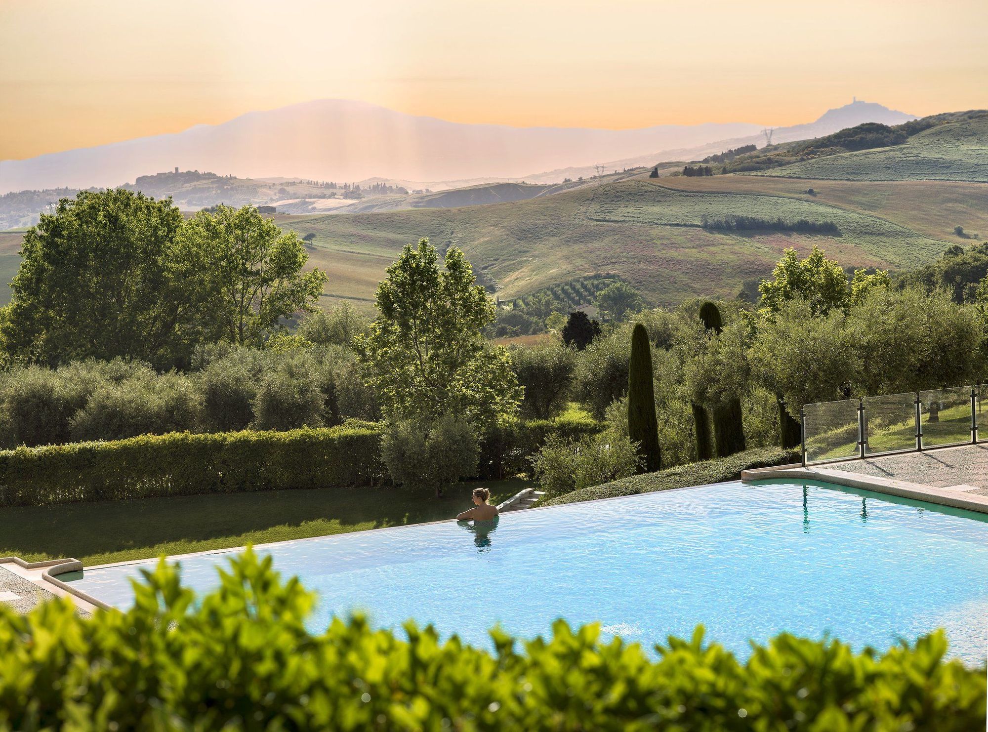 Fonteverde Lifestyle & Thermal Retreat - The Leading Hotels Of The World San Casciano dei Bagni Ngoại thất bức ảnh View of the Chianti hills